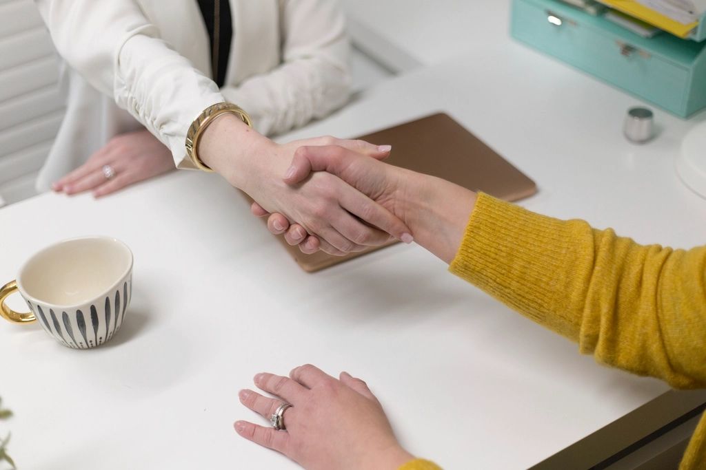 Business handshake