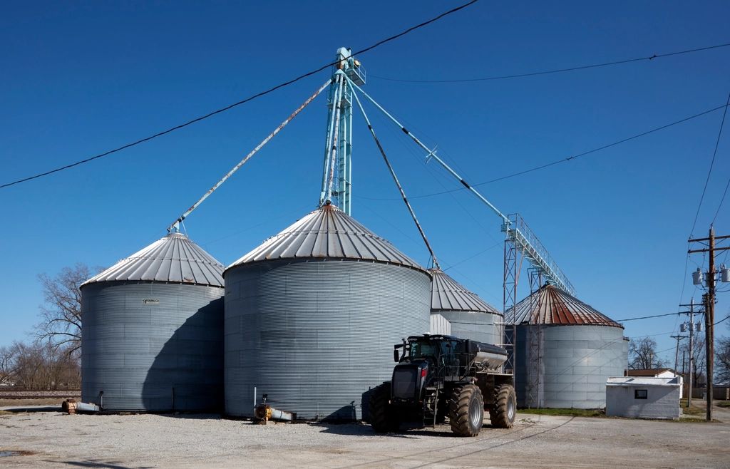 Grain silos and storage facility